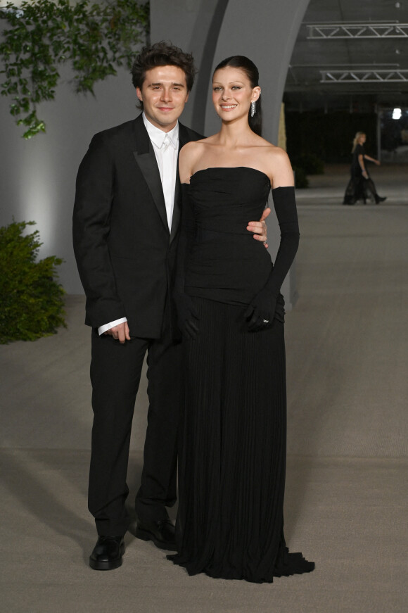 Brooklyn Beckham et sa femme Nicola Peltz - Photocall de la 2ème édition du gala annuel du musée de l'Académie à l'Academy Museum of Motion Pictures de Los Angeles, Californie, Etats-Unis, le 15 octobre 2022.