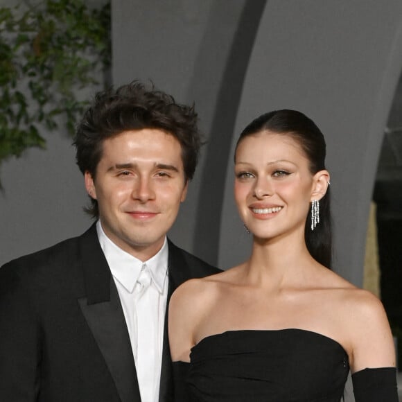 Brooklyn Beckham et sa femme Nicola Peltz - Photocall de la 2ème édition du gala annuel du musée de l'Académie à l'Academy Museum of Motion Pictures de Los Angeles, Californie, Etats-Unis, le 15 octobre 2022.