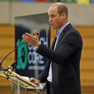 Le prince William, prince de Galles, et Catherine (Kate) Middleton, princesse de Galles, visitent la Copper Box Arena du Queen Elizabeth Olympic Park à Londres, à l'occasion de son 10ème anniversaire. Le 13 octobre 2022. 