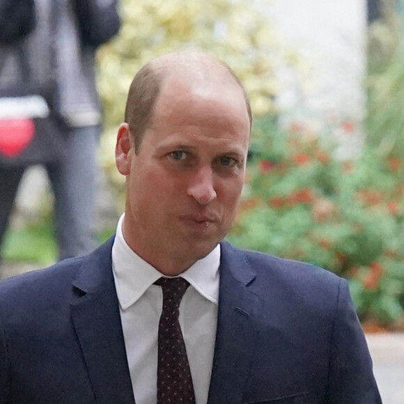 Le prince William, prince de Galles, arrive au sommet mondial United for Wildlife (UfW) au musée des Sciences de Londres, le 4 octobre 2022. 