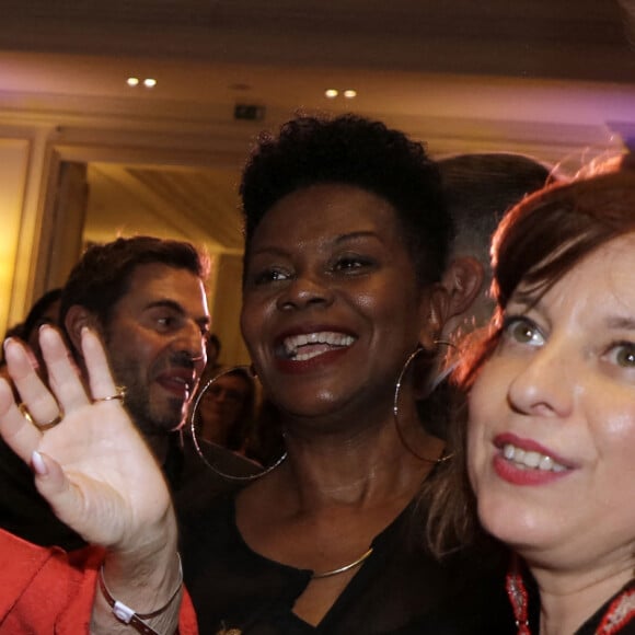 Daniel Evenou et Sylvie Maylis - L'association Citéstars fête son 24e anniversaire lors du dîner de gala de la 3e cérémonie des étoiles d'or dans les salons de l'hôtel Intercontinental à Paris. Le 16 octobre 2022. © Cédric Perrin/Bestimage