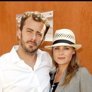 Mélanie Maudran et Thierry Ascione à Roland Garros en 2010.