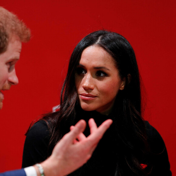 Le prince Harry et sa fiancée Meghan Markle arrivent au "Nottingham Contemporary" pour la journée mondiale de la lutte contre le Sida à Nottingham à l'occasion de leur première visite officielle depuis leurs Fiançailles à Nottingham le 1er decembre 2017. 