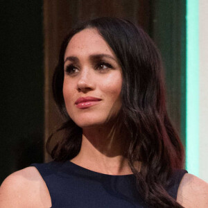 Meghan Markle, duchesse de Sussex (enceinte) lors d'une réception au War Memorial Museum à Auckland, Nouvelle Zélande.