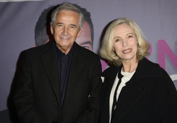 Alain Doutey et sa femme Arielle Séménoff - Générale du One Man Show d'Arnaud Ducret "Arnaud vous fait plaisir" à l'Alhambra à Paris, le 13 novembre 2014.