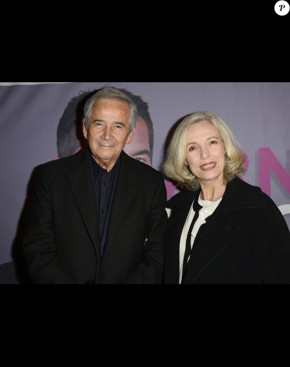Alain Doutey et sa femme Arielle Séménoff - Générale du One Man Show d'Arnaud Ducret "Arnaud vous fait plaisir" à l'Alhambra à Paris, le 13 novembre 2014.