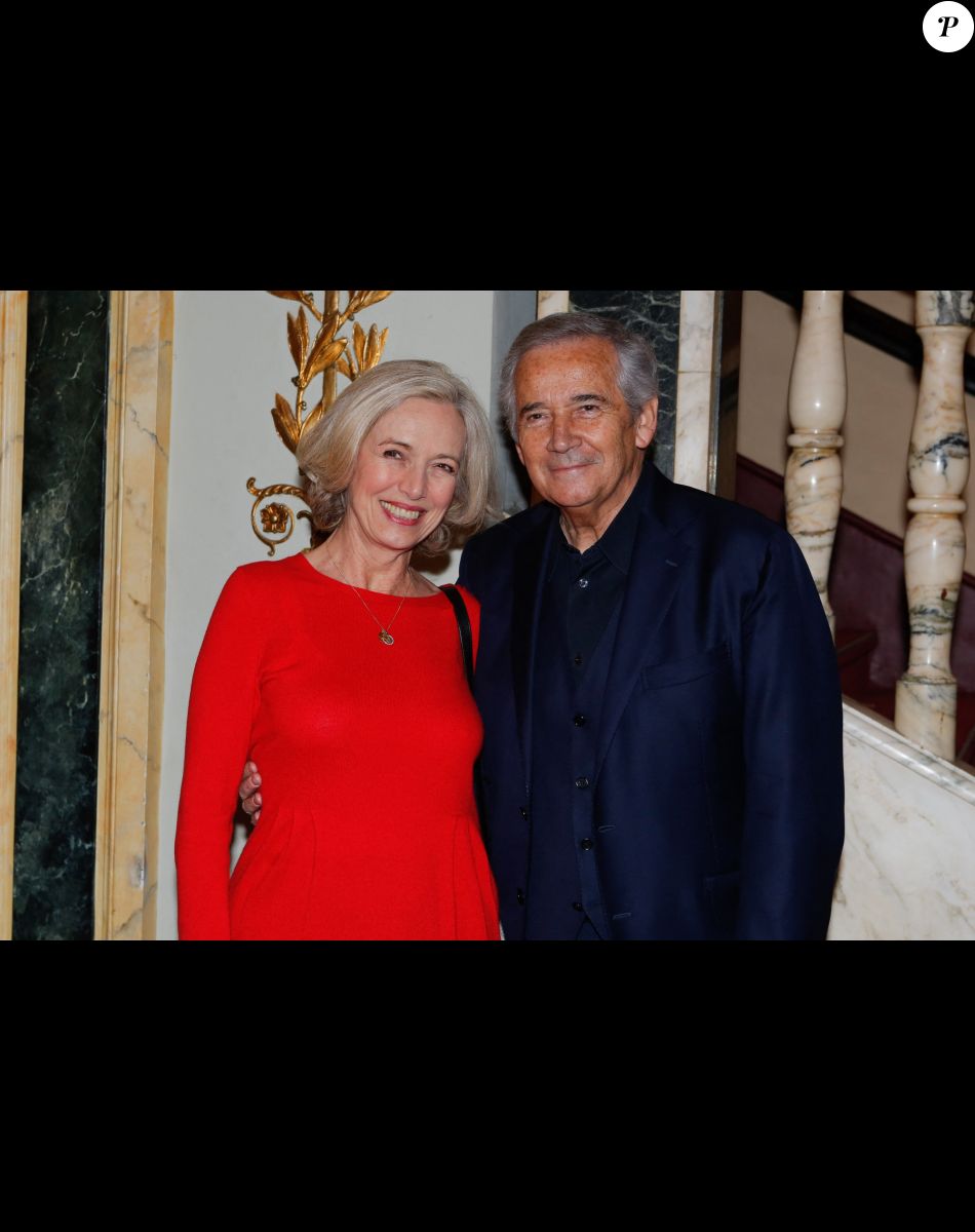 Alain Doutey et sa femme Ariele Séménoff (Arielle Séménoff) - Prix du producteur français de télévision au Théâtre Mogador à Paris, le 15 décembre 2014.
