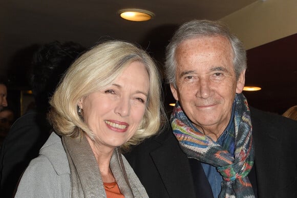 Alain Doutey et sa femme Arielle Séménoff - Générale de la pièce "Douce Amère" au théâtre des Bouffes-Parisiens à Paris le 26 mars 2018. © Coadic Guirec/Bestimage.