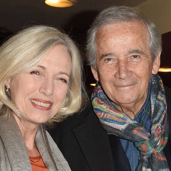 Alain Doutey et sa femme Arielle Séménoff - Générale de la pièce "Douce Amère" au théâtre des Bouffes-Parisiens à Paris le 26 mars 2018. © Coadic Guirec/Bestimage.