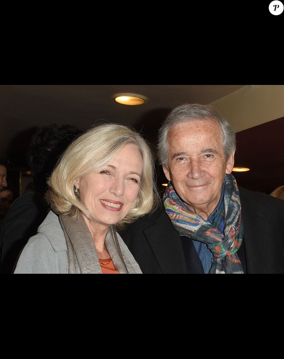 Alain Doutey et sa femme Arielle Séménoff - Générale de la pièce "Douce Amère" au théâtre des Bouffes-Parisiens à Paris le 26 mars 2018. © Coadic Guirec/Bestimage.