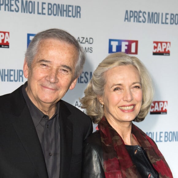 Alain Doutey et sa femme Arielle Sémenoff - Avant-Première du film "Après moi, le Bonheur" au Cinéma Gaumont Marignan à Paris le 24 février 2016.