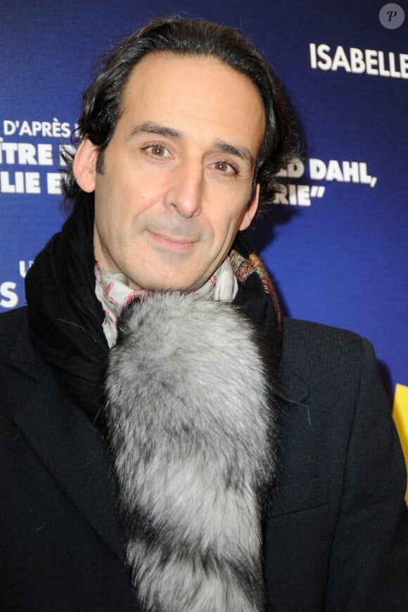 Alexandre Desplat, à l'occasion de l'avant-première de Fantastic Mr. Fox, au cinéma L'Arlequin, à Paris, le 11 février 2010.