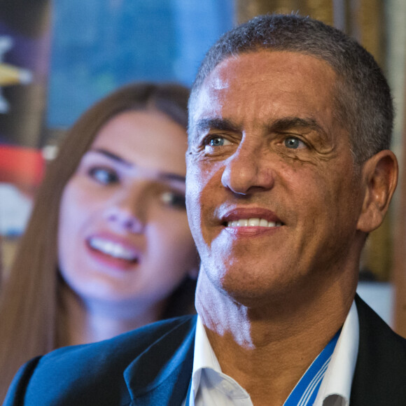 Samy Naceri participe à la 4ème édition du "Forum de la paix" à Yalta, Crimée, Russie, le 1er octobre 2017. Le "Forum de la paix" consiste en des diffusions de films et des conférences. Un prix du "Pacificateur"est remis chaque année dans différentes catégories. Samy Naceri participe au jury du festival du film du Forum. 