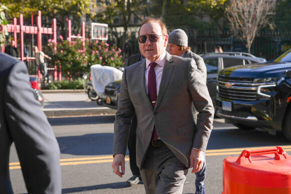L'acteur Kevin Spacey arrive au tribunal, US District Courthouse, à New York. Le 19 octobre 2022