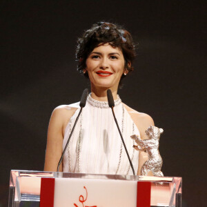 Audrey Tautou - Remises de prix lors de la cérémonie de clôture du 65ème festival international du film de Berlin, le 14 février 2015.