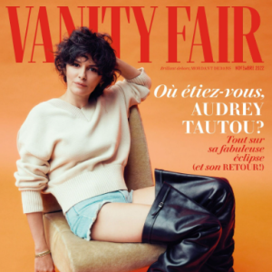 Couverture de "Vanity Fair" du vendredi 21 octobre 2022