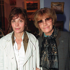 Marie Trintignant et sa mère Nadine - Archives