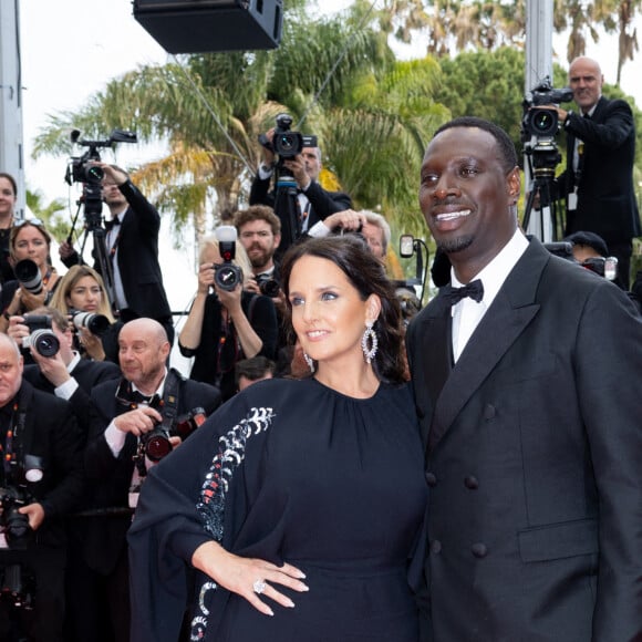 Omar Sy et sa femme Hélène - Montée des marches du film " Top Gun : Maverick " lors du 75ème Festival International du Film de Cannes. Le 18 mai 2022 © Olivier Borde / Bestimage 