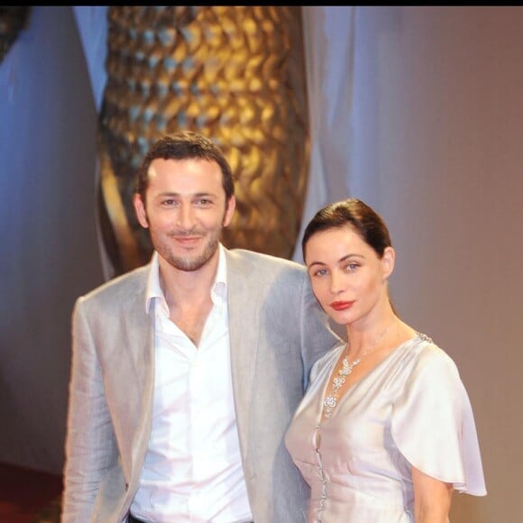 Michaël Cohen et Emmanuelle Béart - Première du film "Vinyan" au Festival de Venise en 2008.