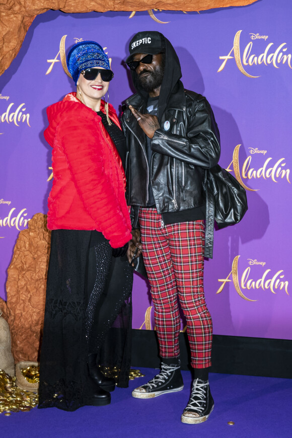 Lââm et son mari Robert Suber - Avant-première Parisienne du film "Aladdin" au Grand Rex à Paris le 8 mai 2019. © Olivier Borde/Bestimage 