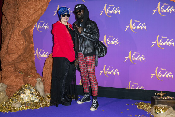 Lââm et son mari Robert Suber - Avant-première Parisienne du film "Aladdin" au Grand Rex à Paris le 8 mai 2019. © Olivier Borde/Bestimage 