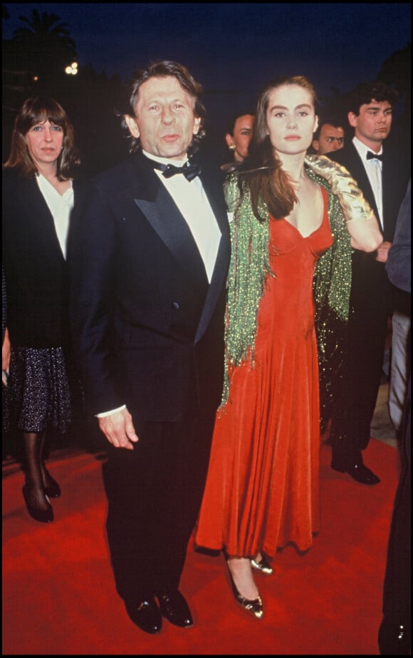 Roman Polanski et Emmanuelle Seigner à Cannes en 1991