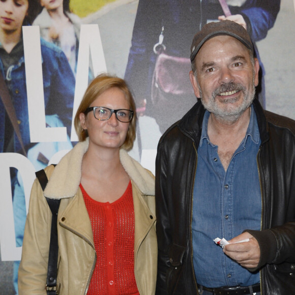 Jean-Pierre Darroussin et sa compagne Anna Novion - Avant-Première du Film " La Vie Domestique " au Mk2 Quai de la Loire a Paris le 1er octobre 2013.