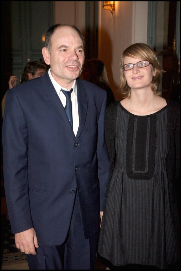 Jean-Pierre Darroussin et Anna Novion lors de la soirée des révélations des César en 2009