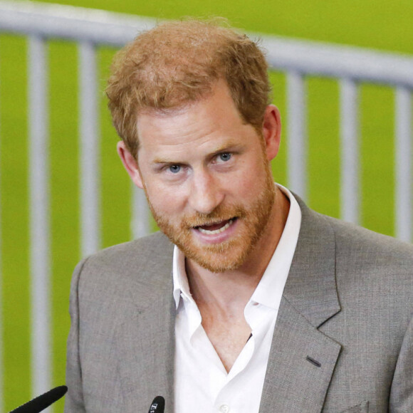 Le prince Harry et Meghan Markle participent à la conférence de presse des Invictus Games à Dusseldorf, Allemagne © Imago / Panoramic / Bestimage 