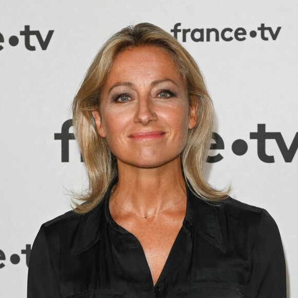 Anne-Sophie Lapix au photocall pour la conférence de presse de rentrée de France TV à la Grande Halle de la Villette à Paris, France. © Coadic Guirec/Bestimage 