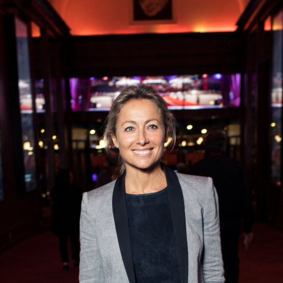Exclusif - Anne-Sophie Lapix - People au concert unique "Au cinéma" de Renaud Capuçon à l'Olympia à Paris le 14 octobre 2018. © Dominique Jacovides - Cyril Moreau/Bestimage 