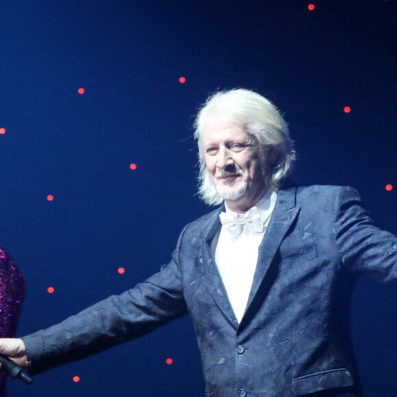 Exclusif - Patrick Sébastien - Spectacle "Le plus grand cabaret du monde" présenté par Patrick Sébastien au Dôme de Paris le 5 novembre 2021. © Bahi/Bestimage