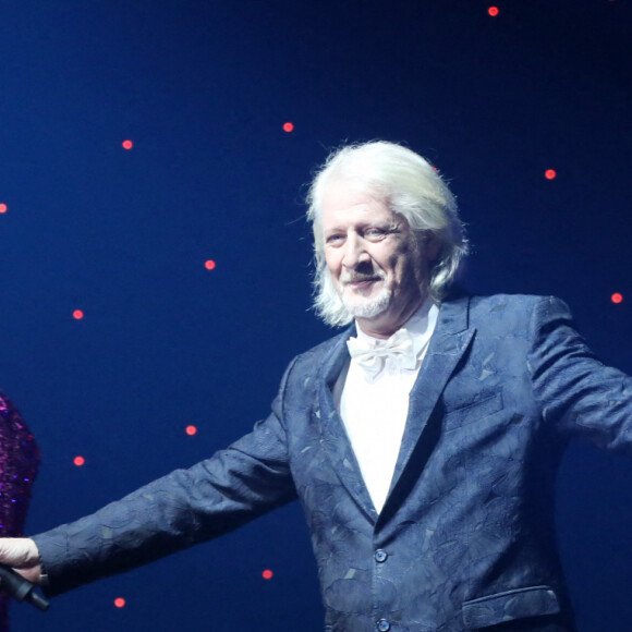 Exclusif - Patrick Sébastien - Spectacle "Le plus grand cabaret du monde" présenté par Patrick Sébastien au Dôme de Paris le 5 novembre 2021. © Bahi/Bestimage 