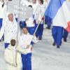 La délégation française, lors de la cérémonie d'ouverture des jeux olympiques de Vancouver, 12 février 2010 !