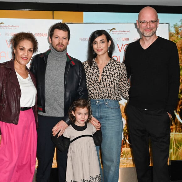 Anne Azoulay, Farida Rahouadj, Pierre Deladonchamps, Zoe Iorio, Camelia Jordana et Kilian Riedhof - Avant-première du film "Vous n'aurez pas ma haine" au cinéma UGC Les Halles à Paris le 27 octobre 2022. © Coadic Guirec/Bestimage