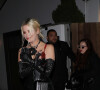 Ashley Benson quitte la soirée d'Halloween de Vas Morgan à Hollywood, États Unis le 29 Octobre. 