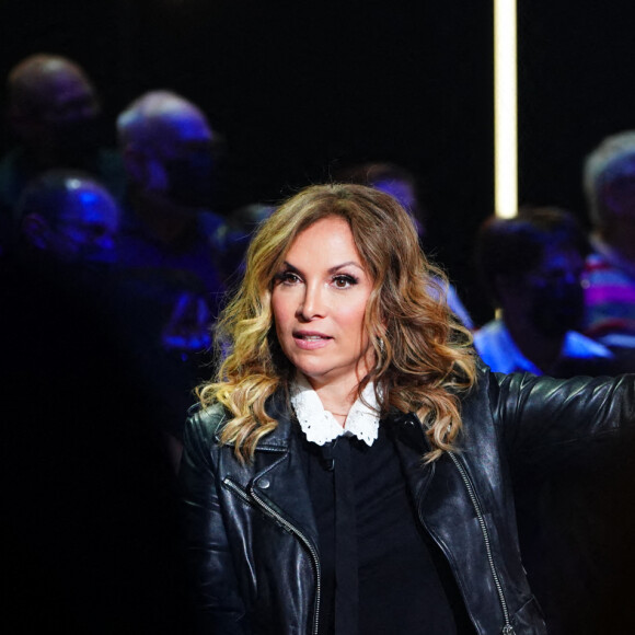 Exclusif - Hélène Segara - Enregistrement de l'émission "La boîte à secrets 12", présentée par F.Bollaert et diffusée le 17 décembre sur France 3. Le 5 octobre 2021 © Rubens Hazon / Bestimage