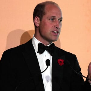 Le prince William, prince de Galles - Réception de la 10e édition des Tusk Awards au Château de Hampton Court le 1er novembre 2022.