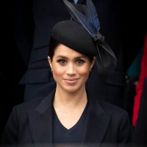 Meghan Markle, duchesse de Sussex - La famille royale assiste à la messe de Noël à Sandringham le 25 décembre 2018. 