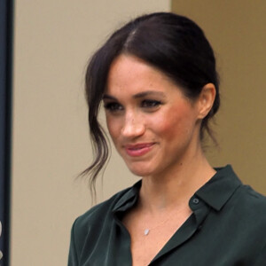 Archives - Meghan Markle (enceinte), duchesse de Sussex, en visite à l'université de Chichester à Bognor Regis. Le 3 octobre 2018 