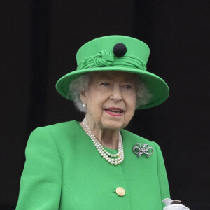 La reine Elisabeth II d'Angleterre - Jubilé de platine de la reine Elisabeth II d'Angleterre à Bukingham Palace à Londres.