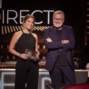 Léa Salamé, Laurent Ruquier lors de la dernière émission de Laurent Ruquier pour "On Est En Direct (OEED)" diffusée en direct sur France 2, à Paris, France, le 4 juin 2022