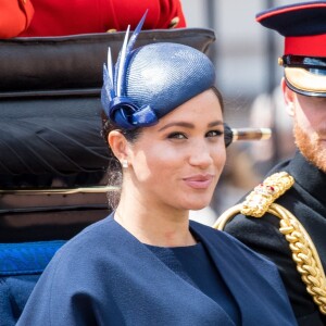 Meghan Markle, duchesse de Sussex - La parade Trooping the Colour 2019, célébrant le 93ème anniversaire de la reine Elisabeth II, au palais de Buckingham, Londres, le 8 juin 2019. 