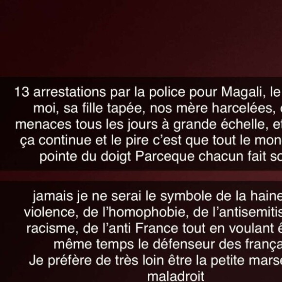 Maeva Ghennam sur Instagram