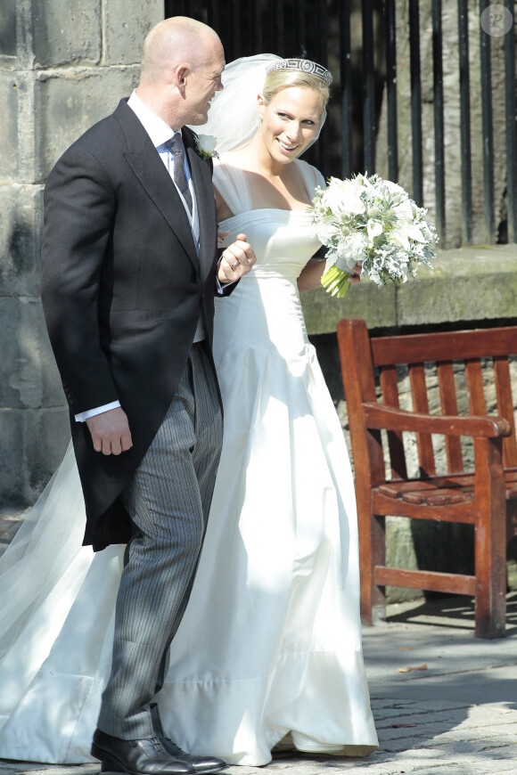 Mariage de Mike Tindall et Zara Phillips à Edimbourg en Ecosse le 30 juillet 2011