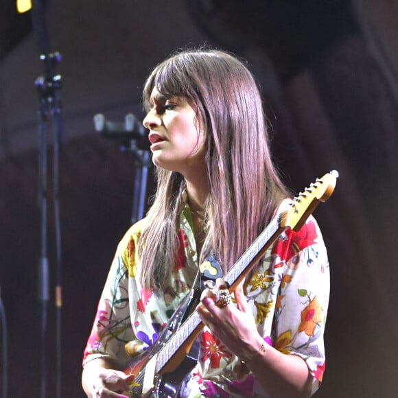 Clara Luciani en concert au Nice Jazz Festival 2022 sur la scène de la place Masséna à Nice. Le 16 juillet 2022 © Bruno Bebert / Bestimage