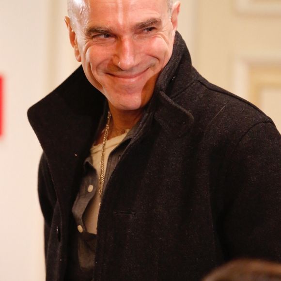 Daniel Day-Lewis en conférence de presse pour le film "Phantom Thread" à Athènes le 31 janvier 2018.