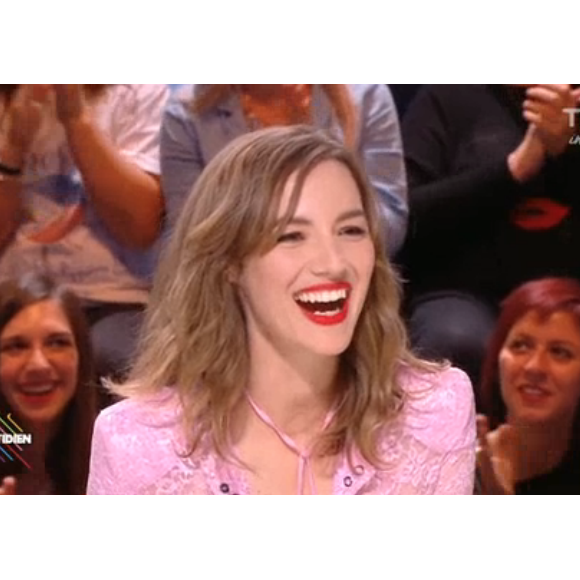 Louise Bourgoin dans "Quotidien" sur TMC le 13 septembre 2017.