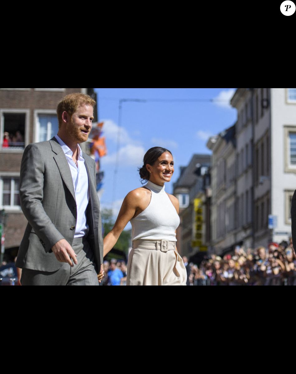 Le prince Harry et Meghan Markle participent à la conférence de presse des Invictus Games 2023 à Dusseldorf, Allemagne le 6 septembre 2022. © Imago / Panoramic / Bestimage