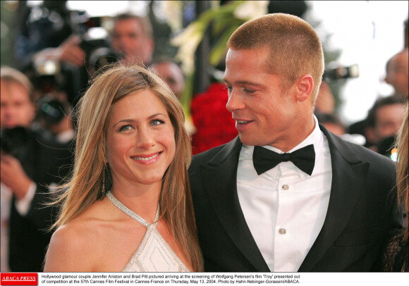 Brad Pitt et Jennifer Aniston au Festival de Cannes en 2004.